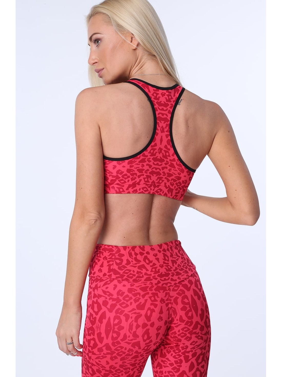 Coral sports top with spots MR15504 - Online store - Boutique